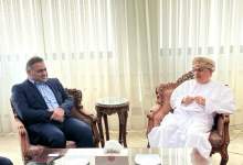 دیدار رئیس اتاق بازرگانی، صنایع، معادن و کشاورزی یاسوج با سفیر عمان