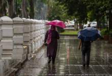 تشدید فعالیت سامانه بارشی در ۱۲ استان / رگبار باران و وزش باد شدید