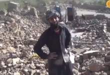 (فیلم) شیون مردی که ۱۴ عضو خانواده‌اش را در زلزله هرات از دست داد  