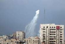 (تصاویر) اسرائیل با «بمب‌های فسفری» به غزه حمله کرد