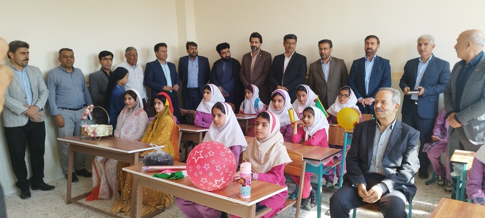 مدرسه ۶ کلاسه مشارکتی در روستای "دره لبک" کهگیلویه به بهره‌برداری رسید