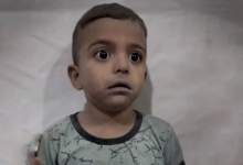 فیلم/ کولاک اهالی غزه برای شاد کردن کودکی که با فیلم ترس و لرزش معروف شد  