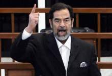 (فیلم) مشاجره لفظی صدام حسین در دادگاه با قاضی  