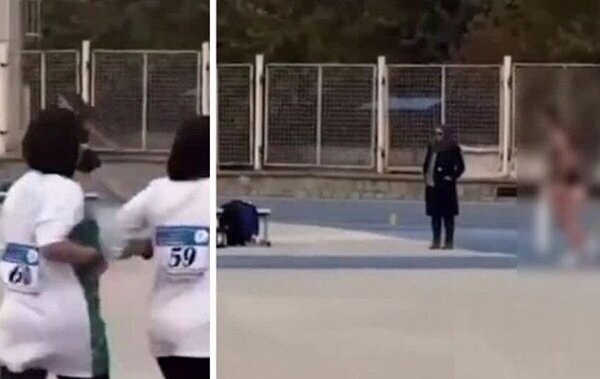 (عکس) پوشش جنجالی زنان خارجی در مسابقات تهران