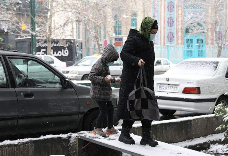 تهران فردا یخ می زند؛ کاهش دما تا ۱۰ درجه