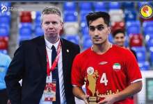 میلاد قلندری بهترین بازیکن دیدار اول ایران در قهرمانی آسیا شد