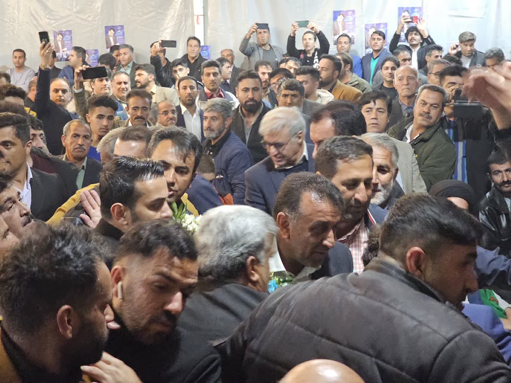 جلسه انتخاباتی محمد بهرامی در تالار محمودی یاسوج