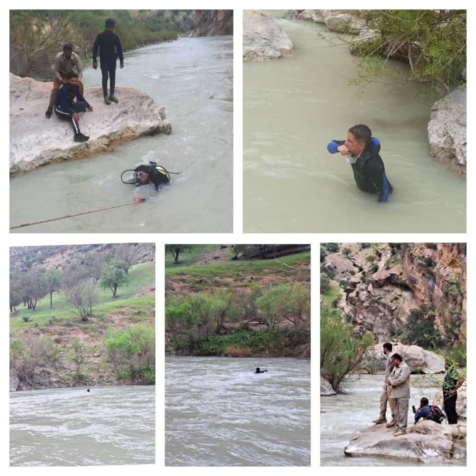 بعد از 3 روز؛ تلاش برای جستجوی کودک پنج ساله در رودخانه خرسان ادامه دارد + تصاویر