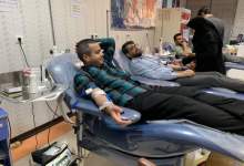 اهدای خون دانشجویان در کهگیلویه و بویراحمد به مناسبت هفته سلامت
