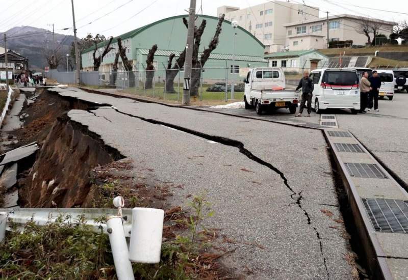 فیلم | لحظه وقوع زلزله  ۶.۹ ریشتری در ژاپن