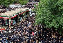 فیلم و تصاویر | وداع‌ حزن‌انگیز با رئیس‌جمهور در تبریز / سنگ تمام آذربایجانی‌ها برای رئیسی  