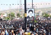 فیلم و تصاویر | اجتماع مردم کهگیلویه و بویراحمد در سوگ شهادت آیت‌الله رئیسی رئیس‌جمهور  