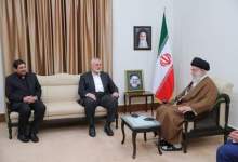 دیدار اسماعیل هنیه رئیس دفتر سیاسی حماس با رهبر انقلاب  
