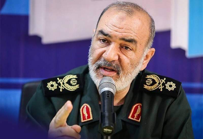 فرمانده کل سپاه در مراسم تشییع شهید موسوی: با شجاعت شهید رئیسی ‌به صهیونیست‌ها حمله کردیم
