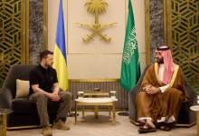 سفر ناگهانی زلنسکی به عربستان و دیدار با بن سلمان
