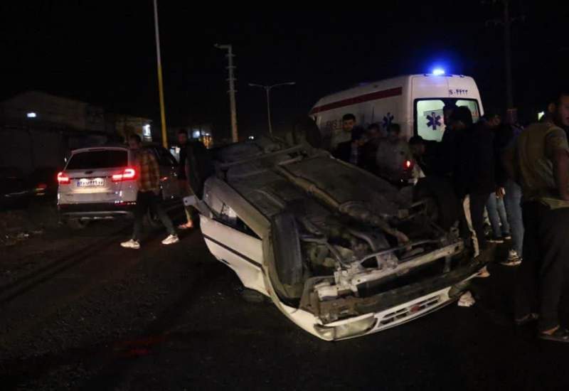 تصادف و کشته شدن راننده خودرو در پاتاوه
