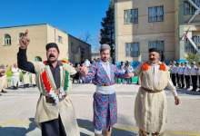 فیلم) ترکه بازی و رقص محلی در شعبه اخذ رأی یاسوج  