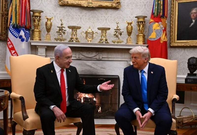 ترامپ به نتانیاهو گفت از روز شنبه، فرصت ۶۰ روزه برای مذاکره و توافق با ایران شروع میشود / ترامپ هیچ تعهدی در مورد پذیرش خواستههای نتانیاهو درباره مفاد توافق با تهران نداد ترامپ به نتانیاهو گفت از روز شنبه، فرصت ۶۰ روزه برای مذاکره و توافق با ایران شروع میشود / ترامپ هیچ تعهدی در مورد پذیرش خواستههای نتانیاهو درباره مفاد توافق با تهران نداد