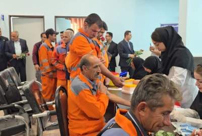 فیلم و تصاویر| پاکبانان شهرداری یاسوج مورد غربالگری سلامت قرار گرفتند  