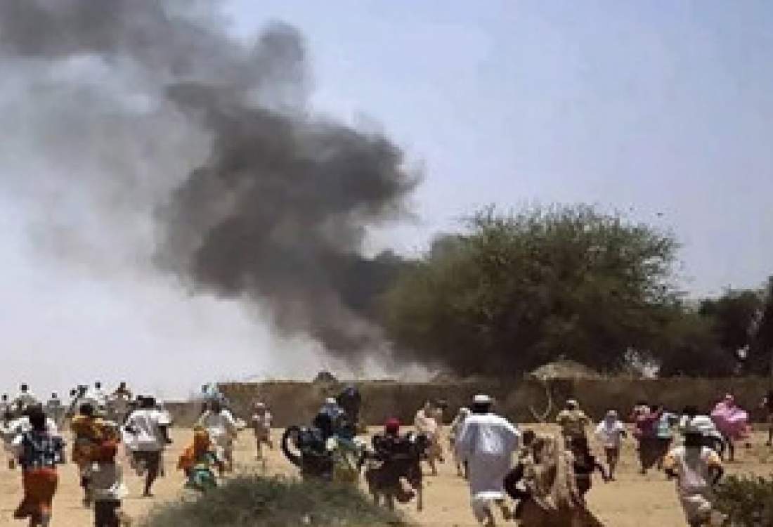 فیلم|  تصاویر هوایی از قتل عام وحشتناک مردم در سودان