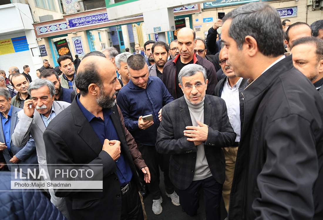 تصاویر | تشییع خواهر احمدی نژاد  