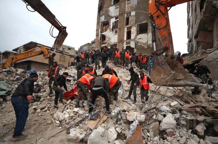 زلزله ترکیه  و سوریه