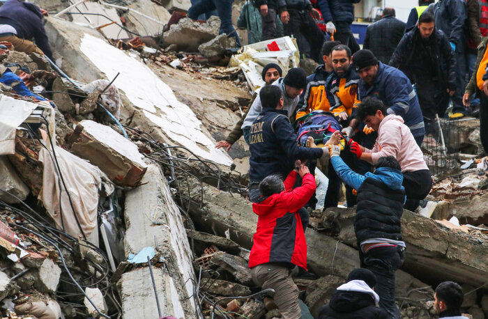 زلزله ترکیه  و سوریه